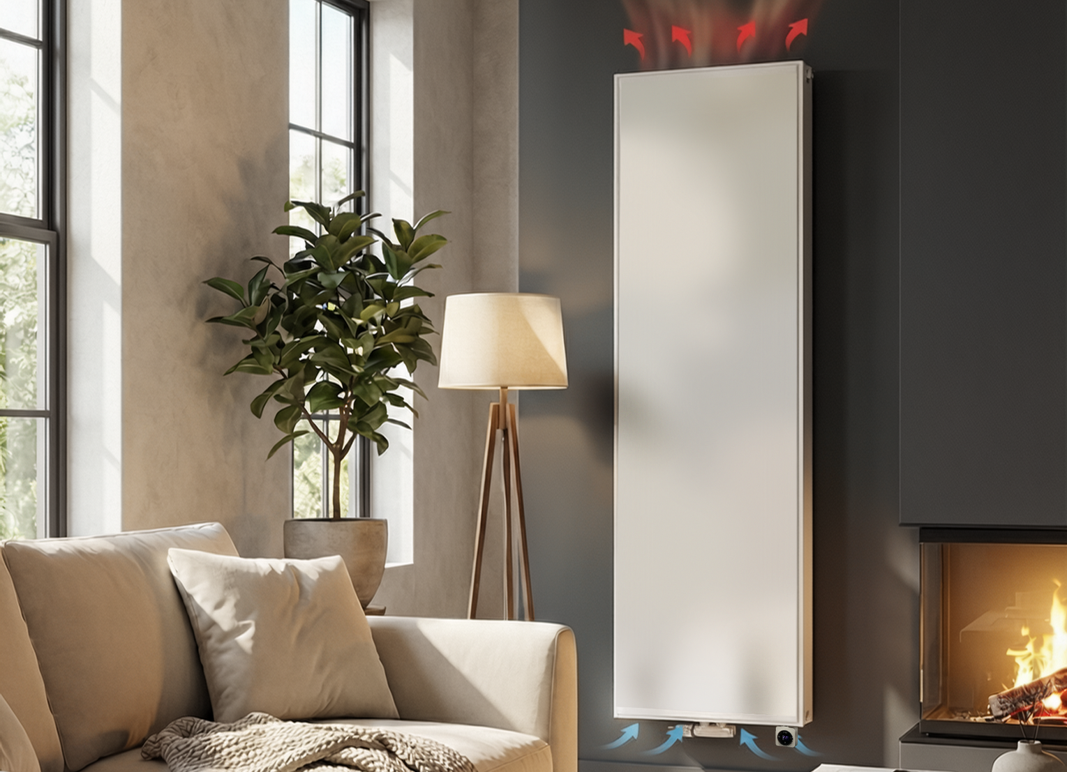 Comment le radiateur Duo Hybride utilise votre surplus d’électricité solaire