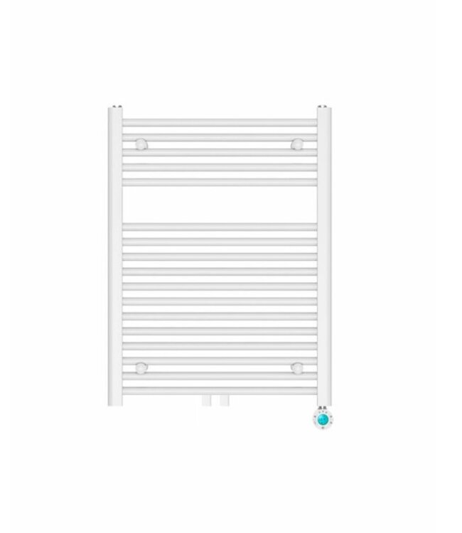  80x50 cm - Hybride handdoekradiator Eco WiFi Oppio wit (RAL 9016) 464W