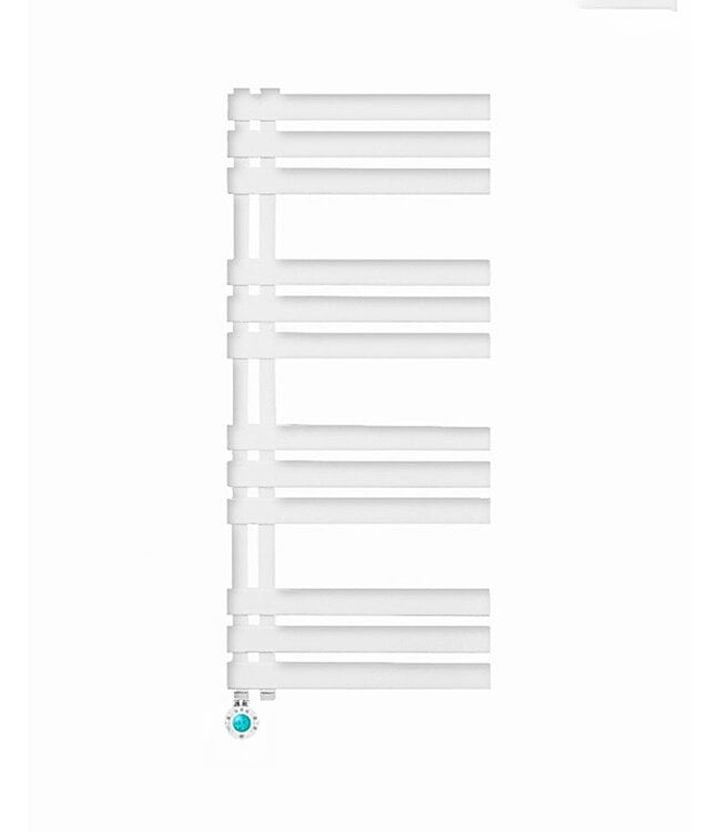  140x50 cm - Sèche-serviettes hybride Elite Eco WiFi Oppio blanc (RAL 9016) 750W