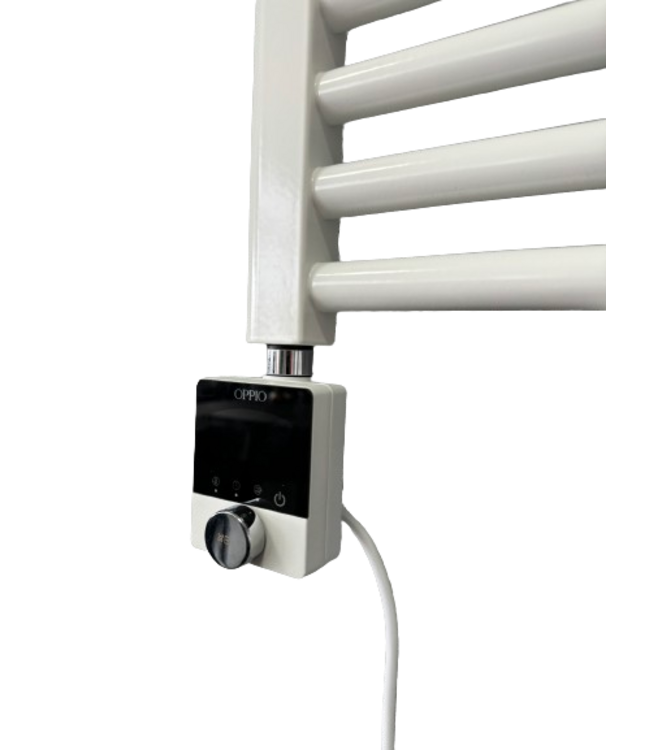  140x60 cm - Hybride handdoekradiator Elite Future Oppio wit (RAL 9016) 983W