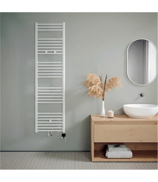Oppio 160x40 cm - Sèche-serviettes hybride Future Oppio blanc (RAL 9016) 714W