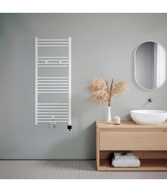 Oppio 120x50 cm - Hybride handdoekradiator Future Oppio wit (RAL 9016) 673W