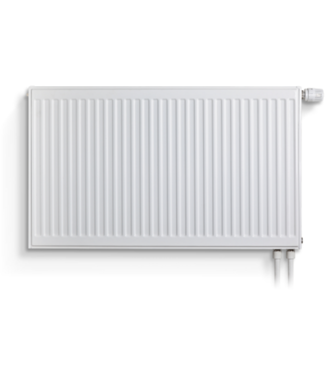  30x40 cm Type 22 - 471 Watt - Oppio Paneelradiator Compact 6 geribbelde voorzijde - Wit (Ral 9016)