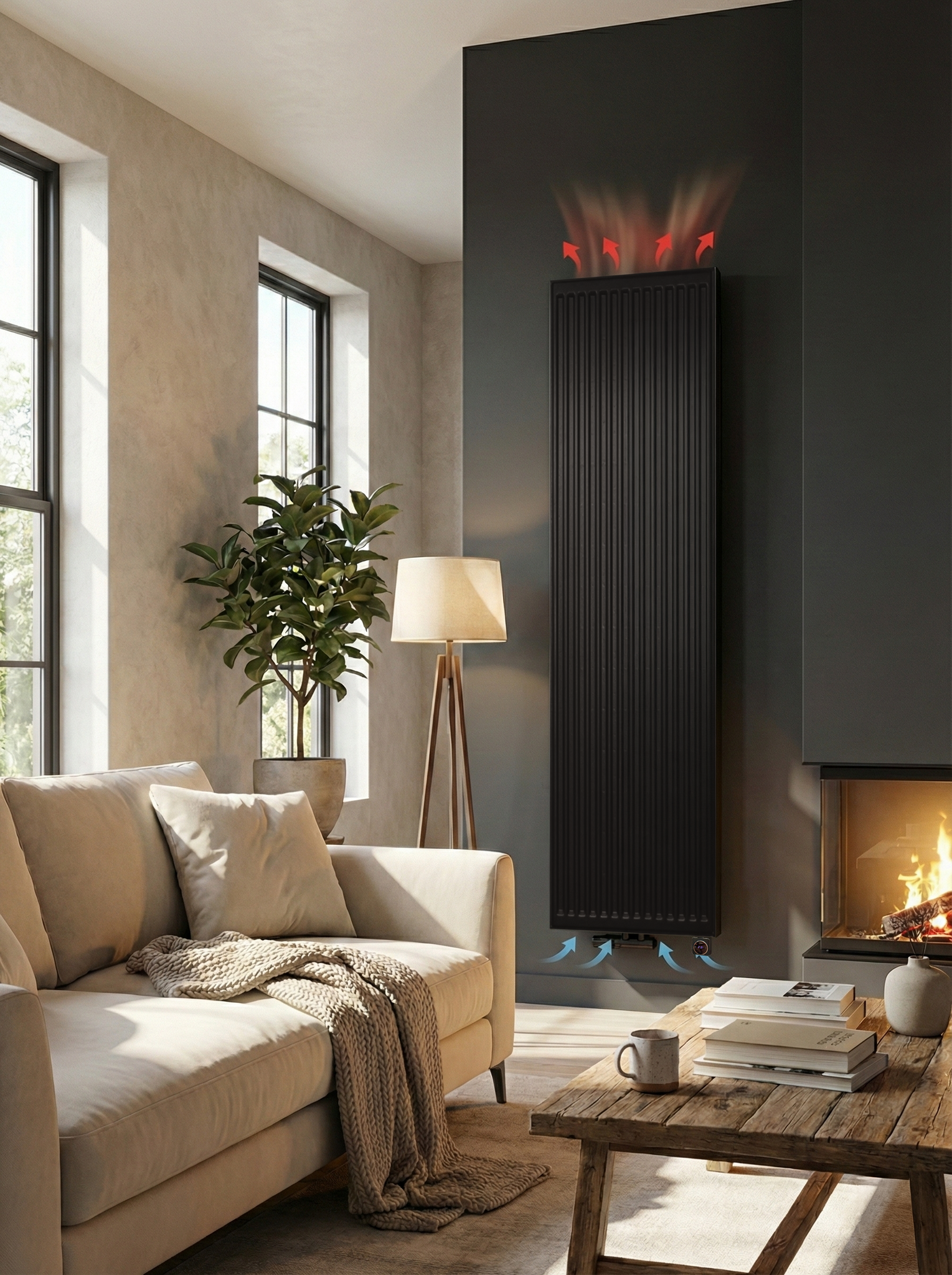 Welke radiator heb ik nodig bij een warmtepomp?
