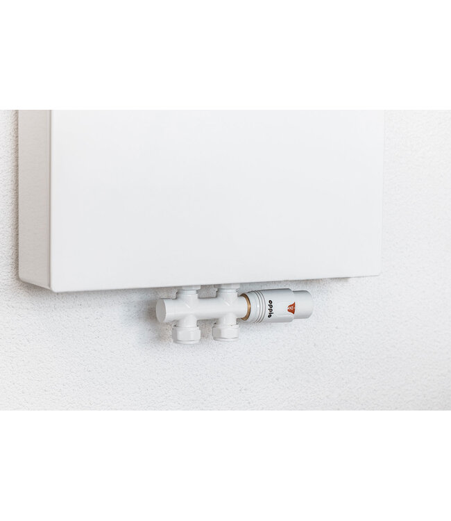  200x50 cm Type 22 - 3116 Watt - Duo Hybride Verticale radiator met Wifi functie - vlakke voorzijde - Wit (Ral 9016)