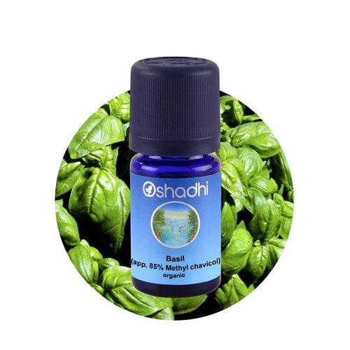 OSHADHI AROMATHERAPY Basilicum (app. 85% Methyl chavicol) organic E.O.