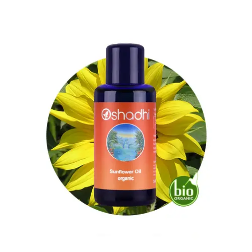 OSHADHI AROMATHERAPY Zonnebloem olie bio OSHADHI AROMATHERAPY Zonnebloem olie bio