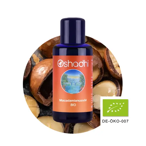 OSHADHI AROMATHERAPY Macadamia olie bio OSHADHI AROMATHERAPY Macadamia olie bio