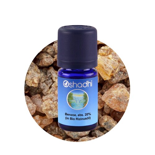 OSHADHI AROMATHERAPY Benzoin  abs.   20% (in  castor oil and alcohol)