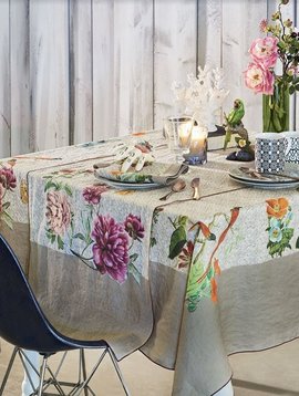 Garnier Thiebaut Tischläufer Gaia Floralies 50x155cm