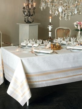 Garnier Thiebaut Tischläufer Galerie de Glaces 52x180cm Farbe vermeil