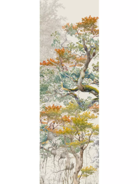 Garnier Thiebaut Tischläufer Bois de Mystere Parchemin 50x155cm