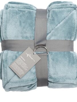 Plaid Soft Velvet Farbe paleblue 140x200cm