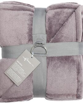 Plaid Soft Velvet Farbe mauve 140x200cm