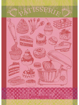Garnier Thiebaut Geschirrtuch  La Patisserie rose, 56/78 cm