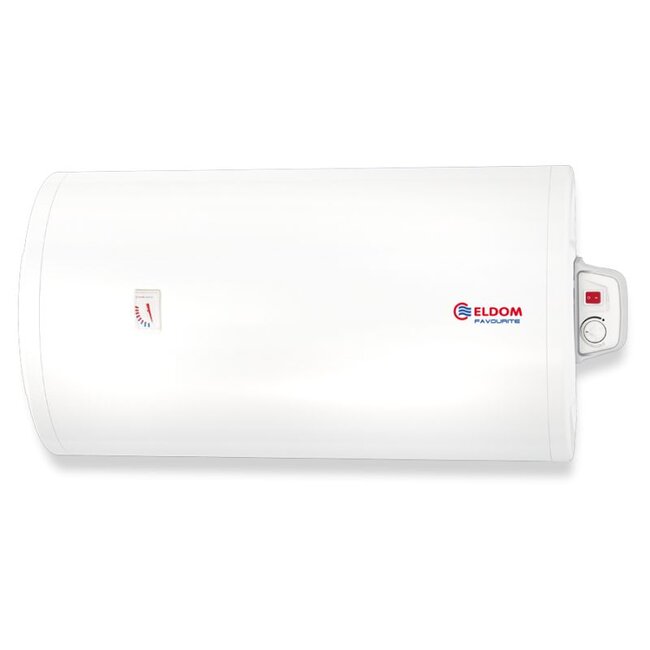 ELDOM Favourite Elektrische Boiler 80L, horizontaal, 3kW, emaille, aansluiting links of rechts