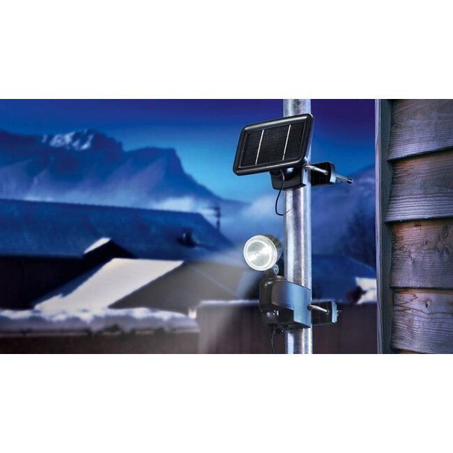 Esotec Solar PIR buitenlamp (grijs of zwart)