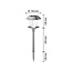 Esotec Solar tuinlamp (Swing)