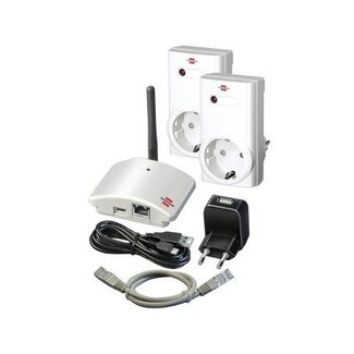 Brennenstuhl Home automation basisstation inclusief bedienbare stopcontacten