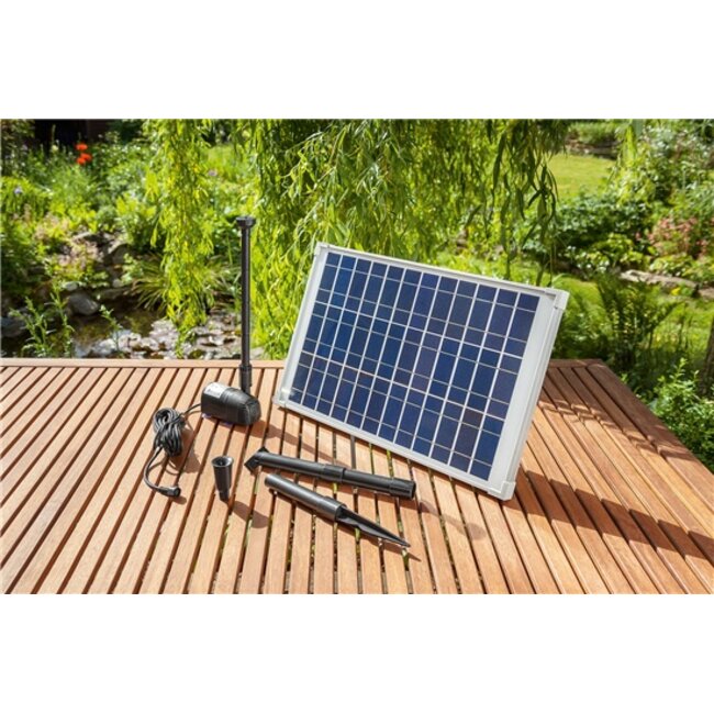 Esotec Solar vijverpomp 20W 1350 l/h Komplettset