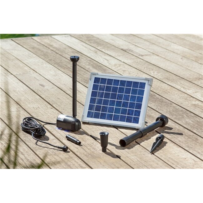 Esotec Solar vijverpomp 5W 470 l/h Komplettset