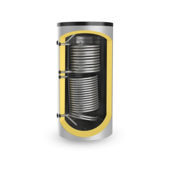 ELDOM Green Line Buffervat 500 liter, 2 wartemwisselaar, niet geëmailleerd