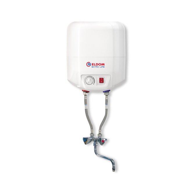 ELDOM Extra Life Boiler 5 L, 1,5kW, voor montage boven wastafel met mengkraan