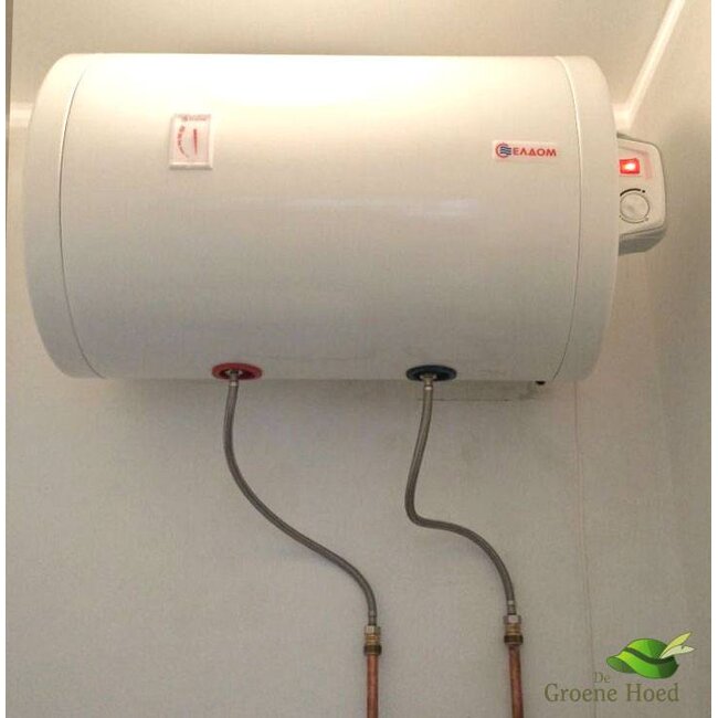 ELDOM Favourite Elektrische Boiler 80L, horizontaal, 3kW, emaille, wateraansluiting aan onderzijde