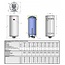 ELDOM Eureka Elektrische Boiler 50L, 2kW, emaille, ideaal voor op de camping of bij hard water