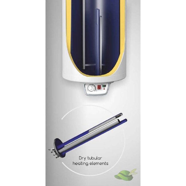 ELDOM Eureka Elektrische Boiler 50L, 2kW, emaille, ideaal voor op de camping of bij hard water