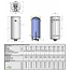 ELDOM Favourite Verticale elektrische boiler 200L, 3kW