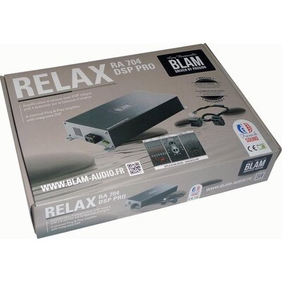 Blam RA 704 DSP PRO regelbare bluetooth audioversterker