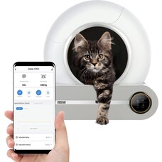 Zedar Zelfreinigende Kattenbak - Inclusief App 65L