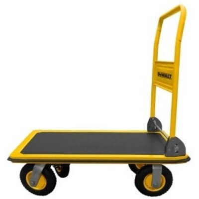 DeWalt Platformwagen DXWT-504 - 1,5 x 61,5x 86,4 CM - tot 400 KG - Staal - Geel