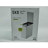 EKO Morandi Touch 20 ltr, EKO - Plastic - wit afvalbak