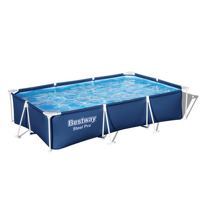 Bestway Steel Pro Rechthoekig Bovengronds Zwembad 3,00 m x 2,01 m x 66 cm