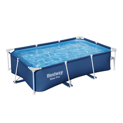 Bestway Steel Pro Rechthoekig Bovengronds Zwembad 2,59 m x 1,70 m x 61 cm