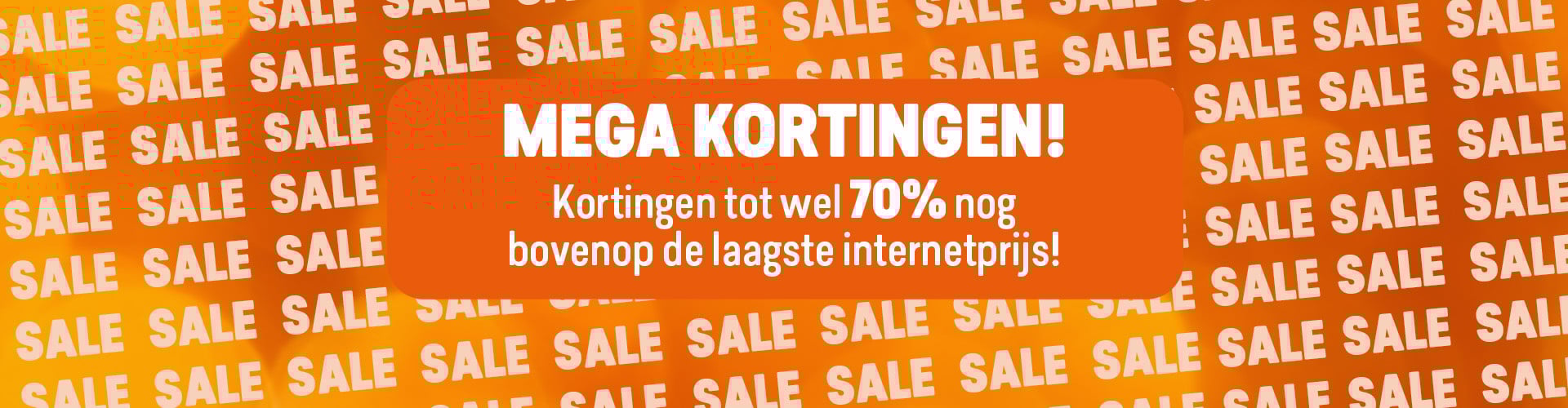 Sale mega korting