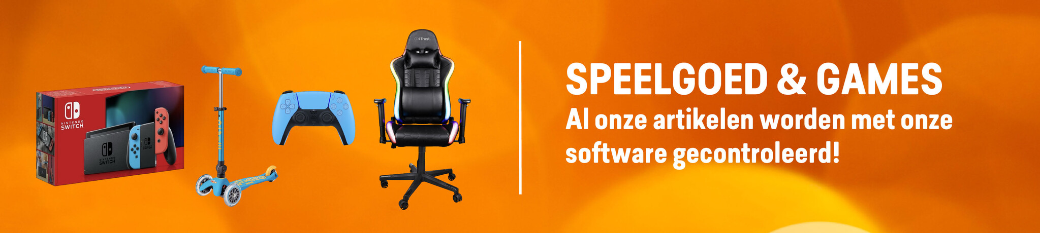 Speelgoed & Gaming banner