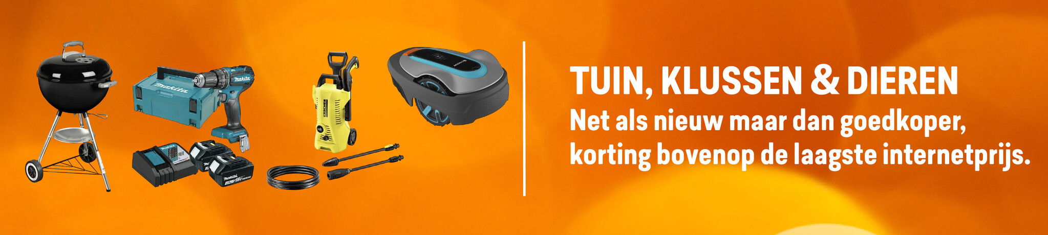 Tuin, Klussen & Dieren banner