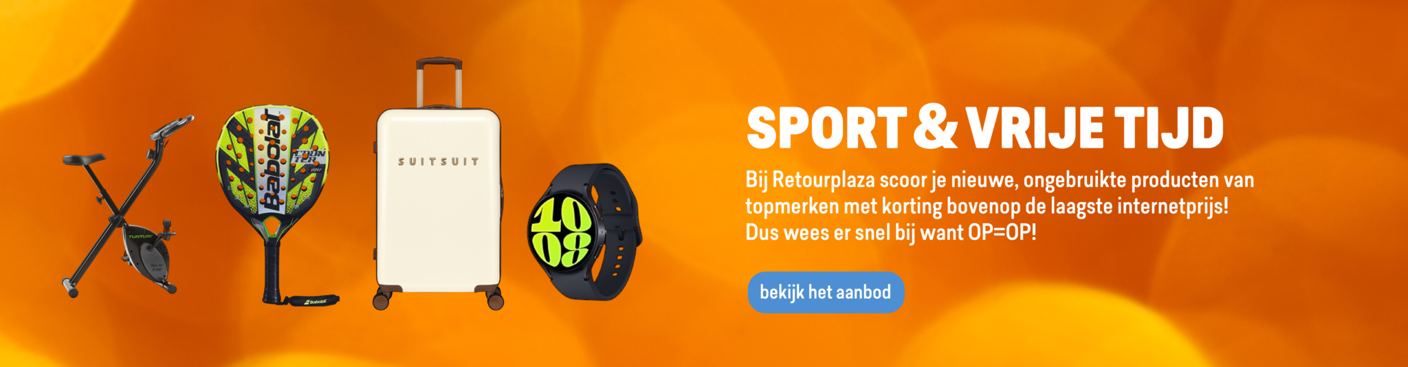 Korting op sport en vrije tijd artikelen