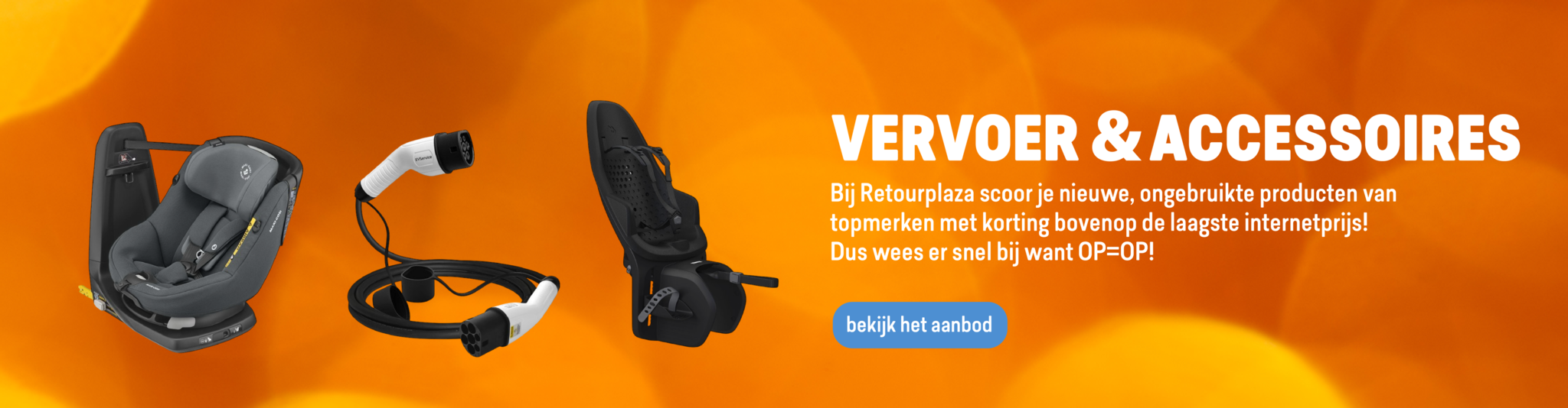 Retourdeals voor vervoer en accessoires