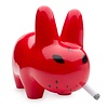 Frank Kozik Glasbeeldje Smorkin' Labbit - Rood