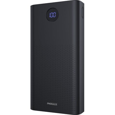 Phreeze Powerbank 30000 mAh - Zwart