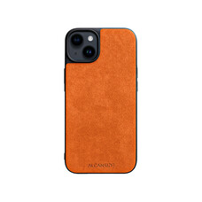Alcanside Telefoonhoesje iPhone 14 - Alcantara - Oranje