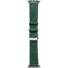 Alcanside Bandje Apple Watch 42/44/45/49mm - Alcantara - Midnight Green