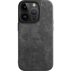 Alcanside Telefoonhoesje iPhone 14 Pro - Alcantara - Space Grey