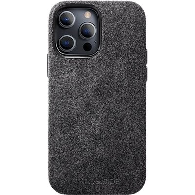 Alcanside Telefoonhoesje iPhone 13 Pro Max - Alcantara - Space Grey