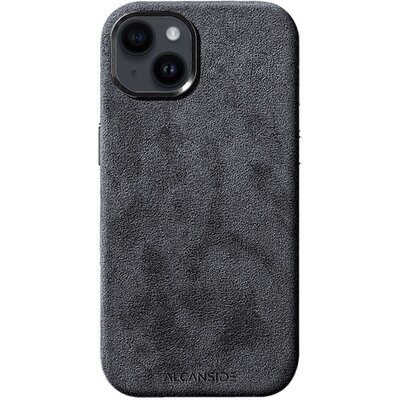Alcanside Telefoonhoesje iPhone 14 - Alcantara - Space Grey