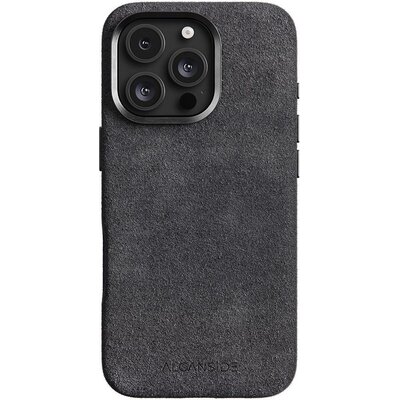 Alcanside Telefoonhoesje iPhone 16 Pro - Alcantara - Space Grey